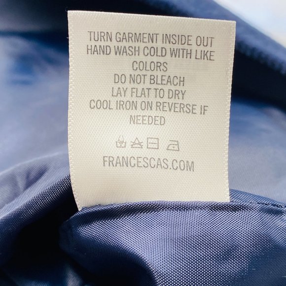 Harper Embroidered Navy Blue Mini Skirt (size S) - Picture 10 of 11